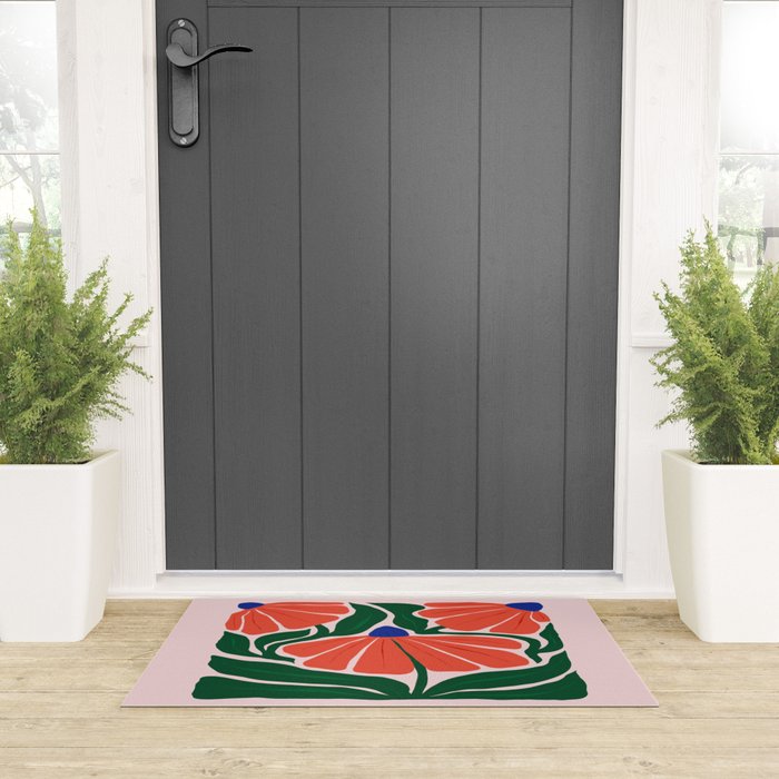 Carmine Lily Welcome Mat Gallery Image 3