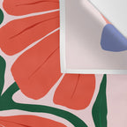 Carmine Lily Wall Tapestry Gallery Image 3