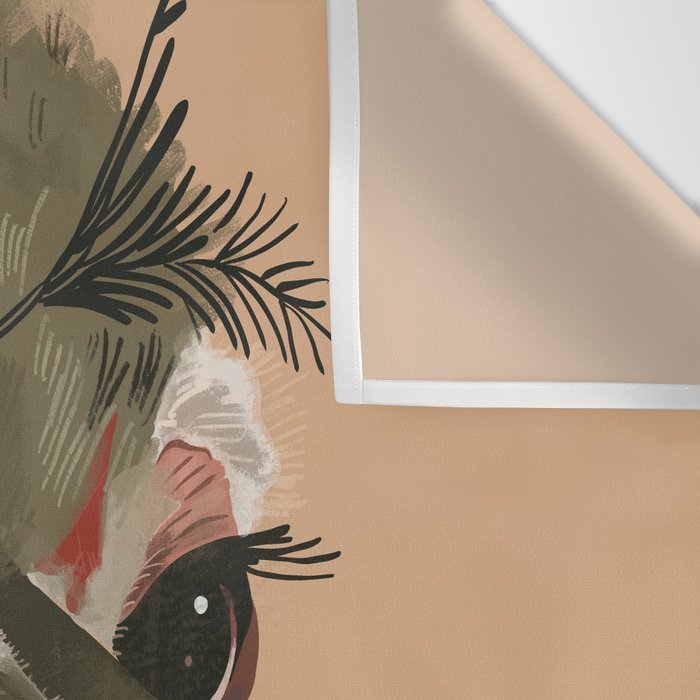 Festive Ostrich Wall Tapestry Gallery Image 3
