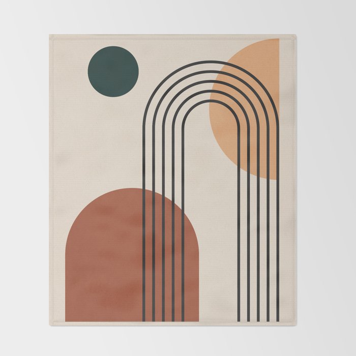 geometric abstract 59 Throw Blanket Gallery Image 2