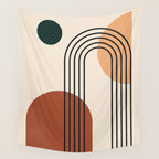geometric abstract 59 Wall Tapestry Gallery Image 4