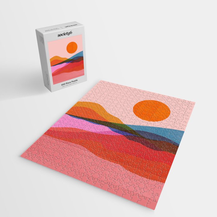 Abstraction_OCEAN_Beach_Minimalism_001 Jigsaw Puzzle Gallery Image 2