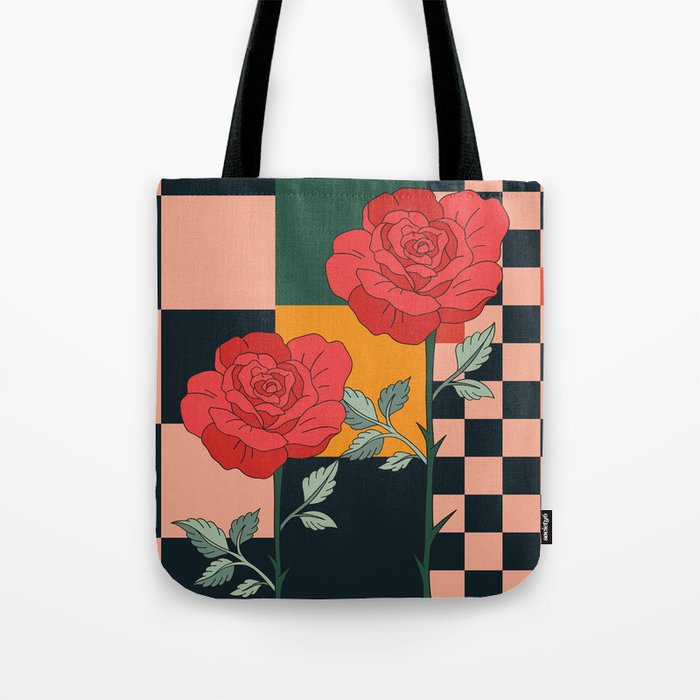 Red Roses 2 Tote Bag Gallery Image 1