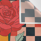 Red Roses 2 Wall Tapestry Gallery Image 3