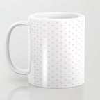 Small Pastel Pink heart pattern Coffee Mug Gallery Image 3