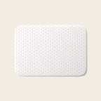 Small Pastel Pink heart pattern Bath Mat Gallery Image 1