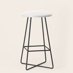Small Pastel Pink heart pattern Stool Gallery Image 1