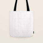 Small Pastel Pink heart pattern Tote Bag Gallery Image 1