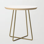 Small Pastel Pink heart pattern Side Table Gallery Image 1