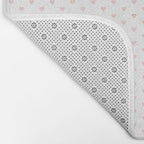 Small Pastel Pink heart pattern Bath Mat Gallery Image 2