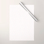 Small Pastel Pink heart pattern Wrapping Paper Gallery Image 1
