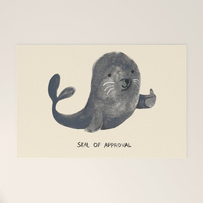 Seal Of Approval Welcome Mat Gallery Image 1