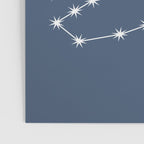 Scorpio Zodiac Star Constellation Line Art Neutral Blue Poster Gallery Image 3