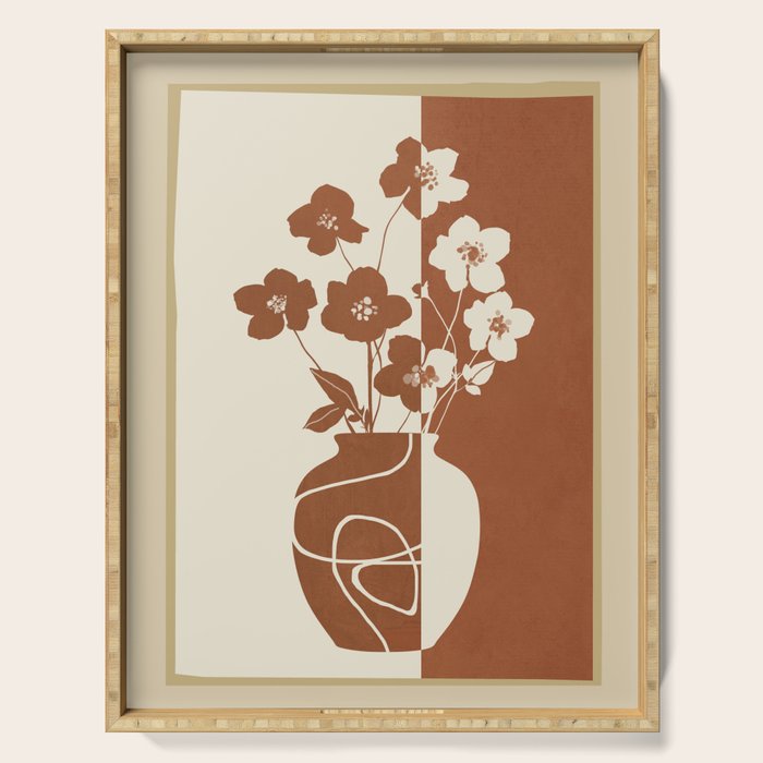 Botanical Contras 5 Serving Tray Gallery Image 1