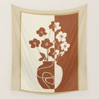 Botanical Contras 5 Wall Tapestry Gallery Image 4
