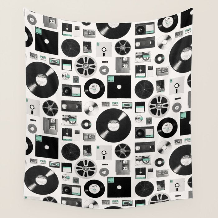 Data Wall Tapestry Gallery Image 1