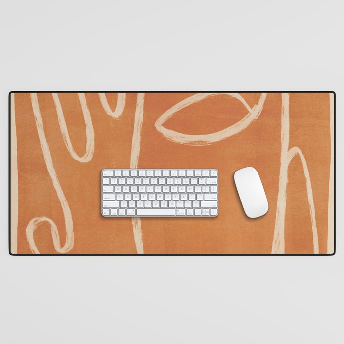 Abstract Face 25 Desk Mat Gallery Image 1