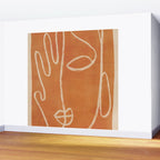 Abstract Face 25 Wall Mural Gallery Image 2