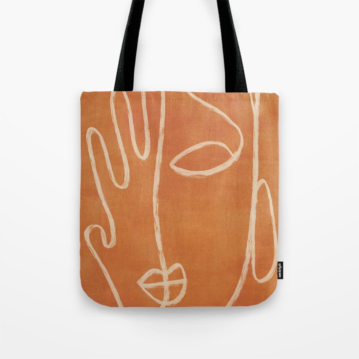 Abstract Face 25 Tote Bag Gallery Image 1