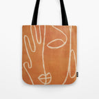 Abstract Face 25 Tote Bag Gallery Image 1