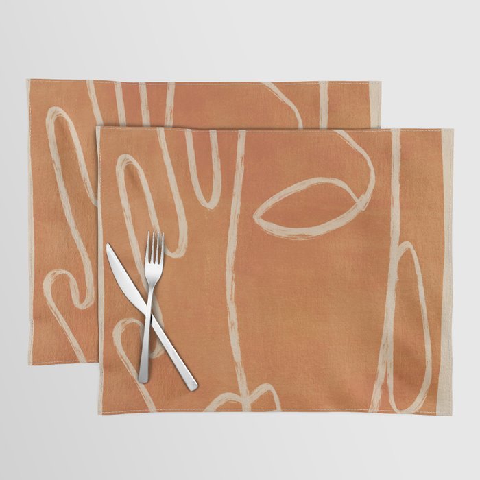 Abstract Face 25 Placemat Gallery Image 1