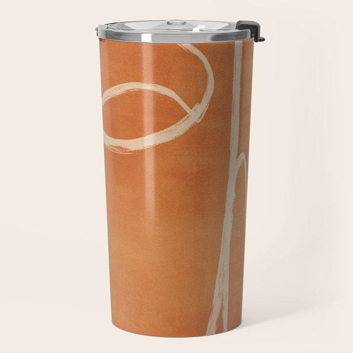 Abstract Face 25 Travel Mug Gallery Image 2