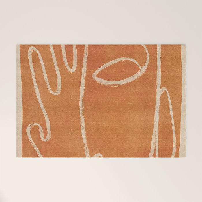 Abstract Face 25 Welcome Mat Gallery Image 1