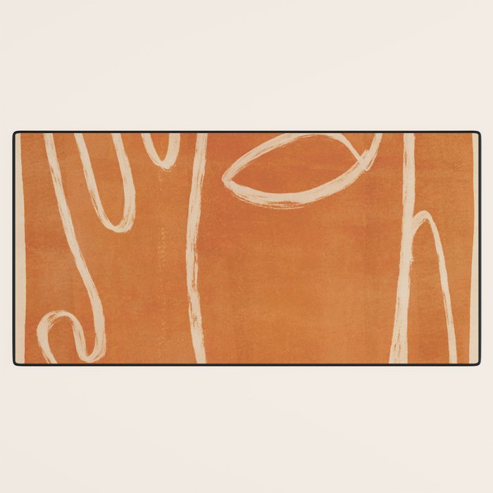 Abstract Face 25 Desk Mat Gallery Image 3