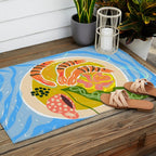 Tiger Shrimp Seafood Platter Outdoor Rug Gallery Image 2