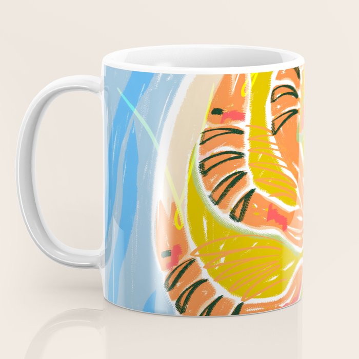 Tiger Shrimp Seafood Platter Coffee Mug Gallery Image 3