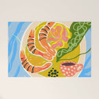 Tiger Shrimp Seafood Platter Welcome Mat Gallery Image 1