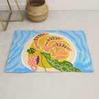 Tiger Shrimp Seafood Platter Rug Gallery Image 1