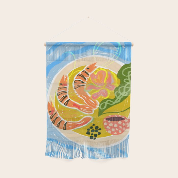 Tiger Shrimp Seafood Platter Wall Hanging Gallery Image 1