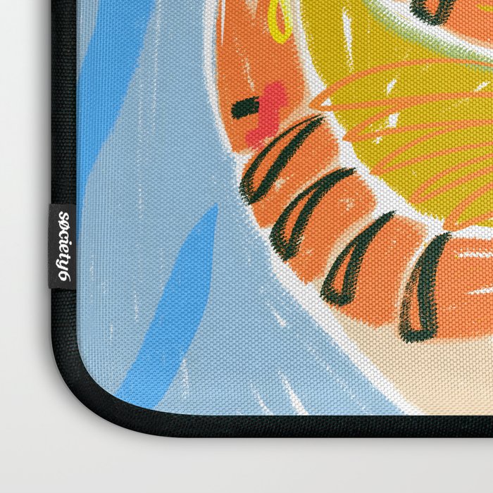 Tiger Shrimp Seafood Platter Laptop Sleeve Gallery Image 3