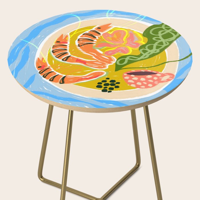 Tiger Shrimp Seafood Platter Side Table Gallery Image 2
