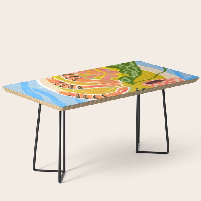 Tiger Shrimp Seafood Platter Coffee Table Gallery Image 1