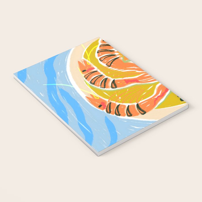 Tiger Shrimp Seafood Platter Notebook Gallery Image 3