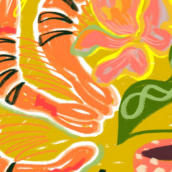 Tiger Shrimp Seafood Platter Coffee Mug Gallery Image 2