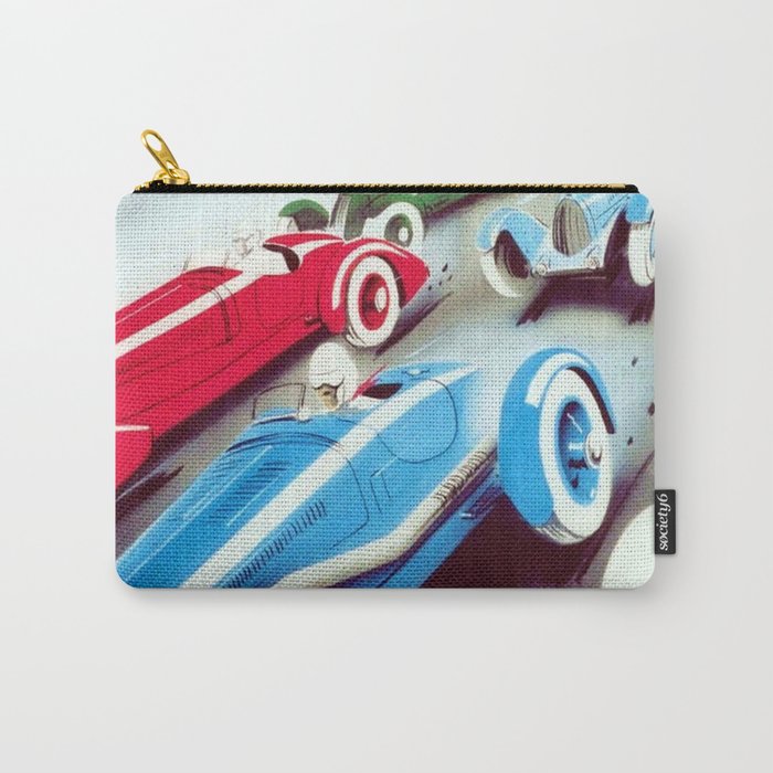 1932 Vintage 24 Hours of Le Mans French Auto Racing Wall Decor Carry All Pouch Gallery Image 1