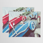 1932 Vintage 24 Hours of Le Mans French Auto Racing Wall Decor Placemat Gallery Image 1