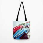 1932 Vintage 24 Hours of Le Mans French Auto Racing Wall Decor Tote Bag Gallery Image 2