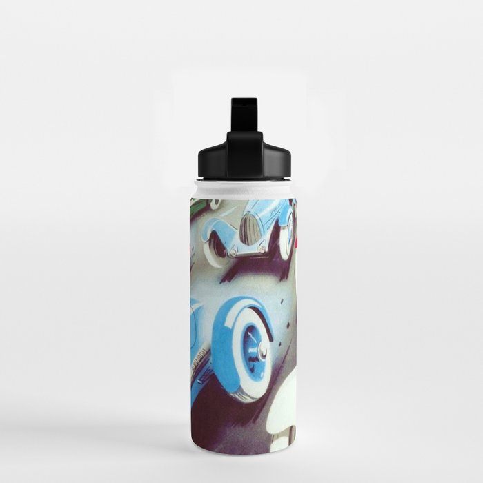 1932 Vintage 24 Hours of Le Mans French Auto Racing Wall Decor Water Bottle Gallery Image 2