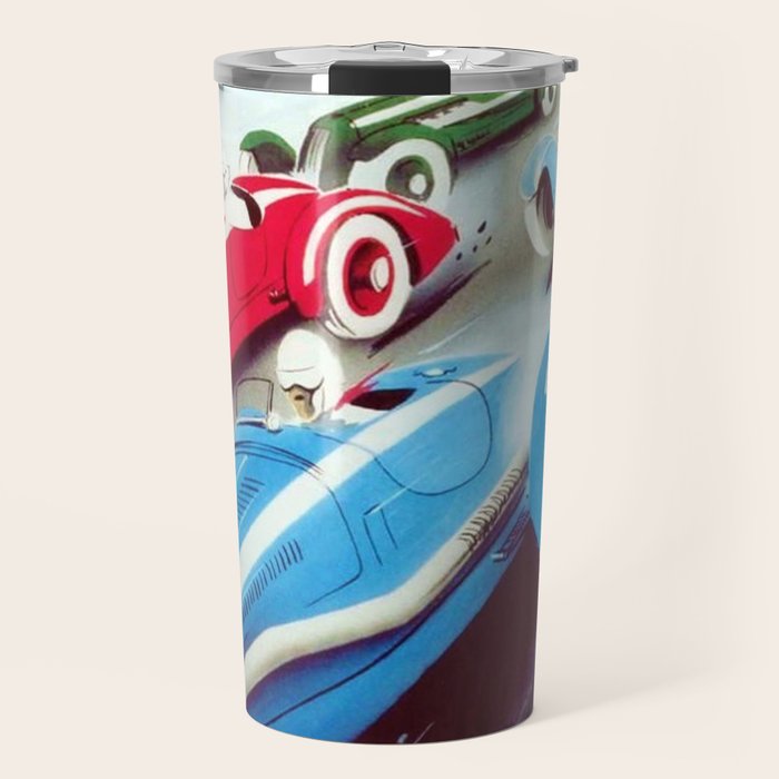1932 Vintage 24 Hours of Le Mans French Auto Racing Wall Decor Travel Mug Gallery Image 1