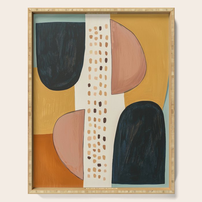 Abstract Shape Study Serving Tray Gallery Image 1
