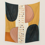 Abstract Shape Study Wall Tapestry Gallery Image 4