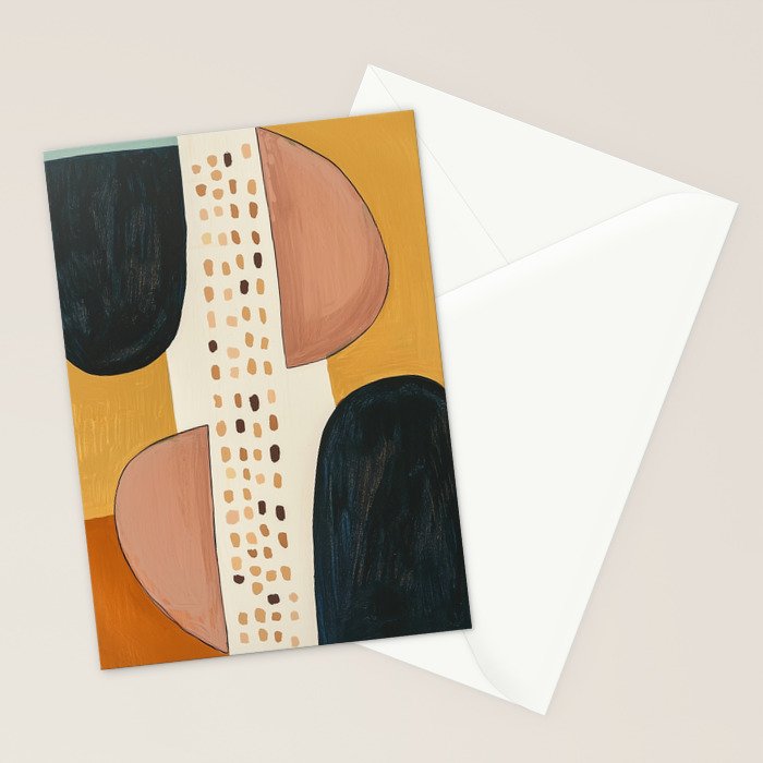 Abstract Shape Study Stationery Card Gallery Image 2