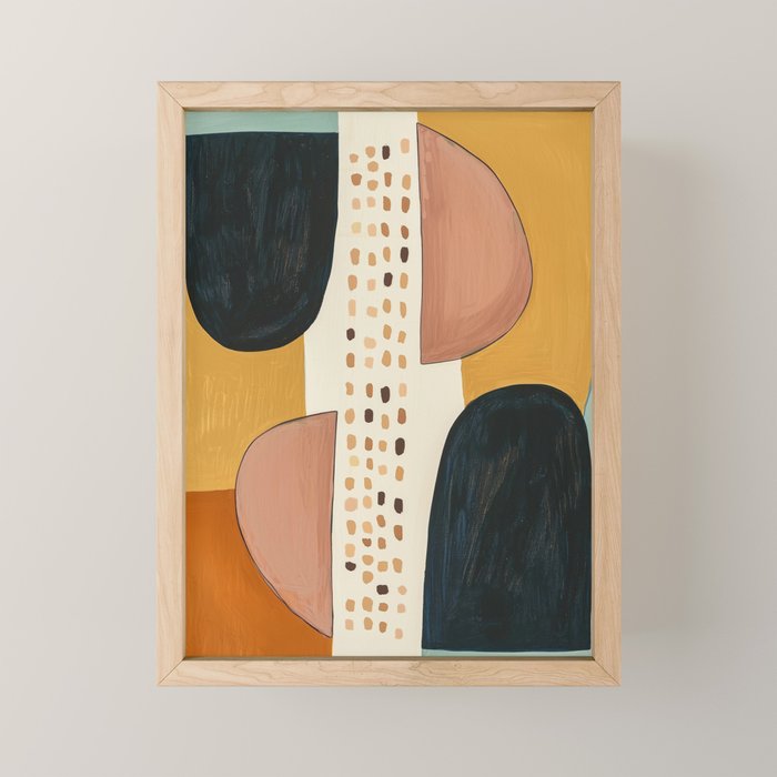 Abstract Shape Study Mini Art Print Gallery Image 1