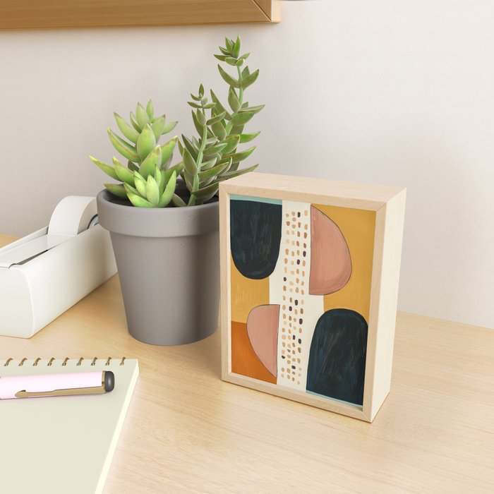 Abstract Shape Study Mini Art Print Gallery Image 2