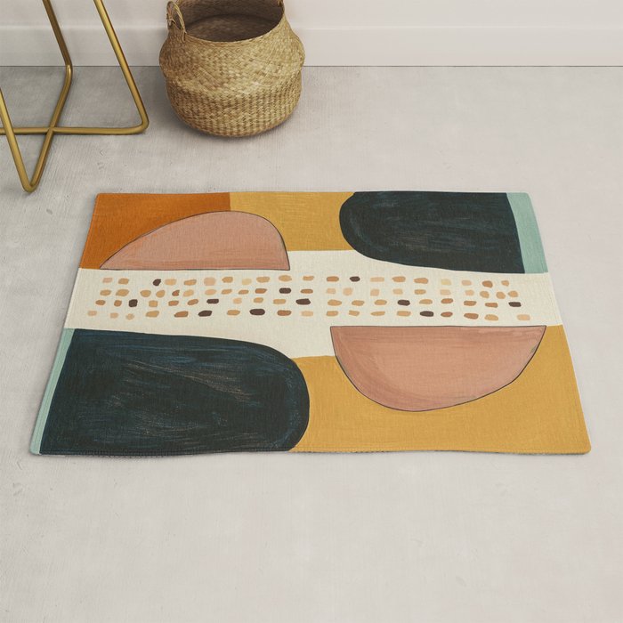 Abstract Shape Study Rug Gallery Image 1