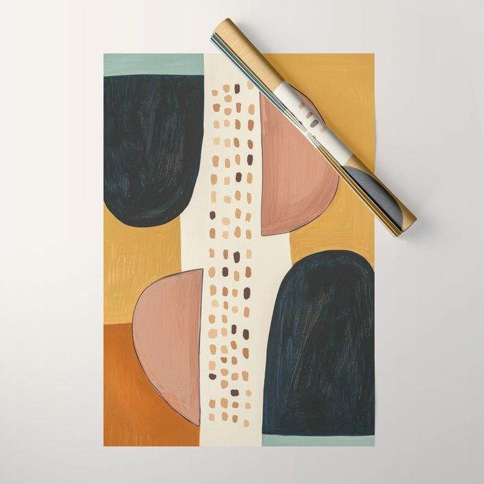 Abstract Shape Study Wrapping Paper Gallery Image 1